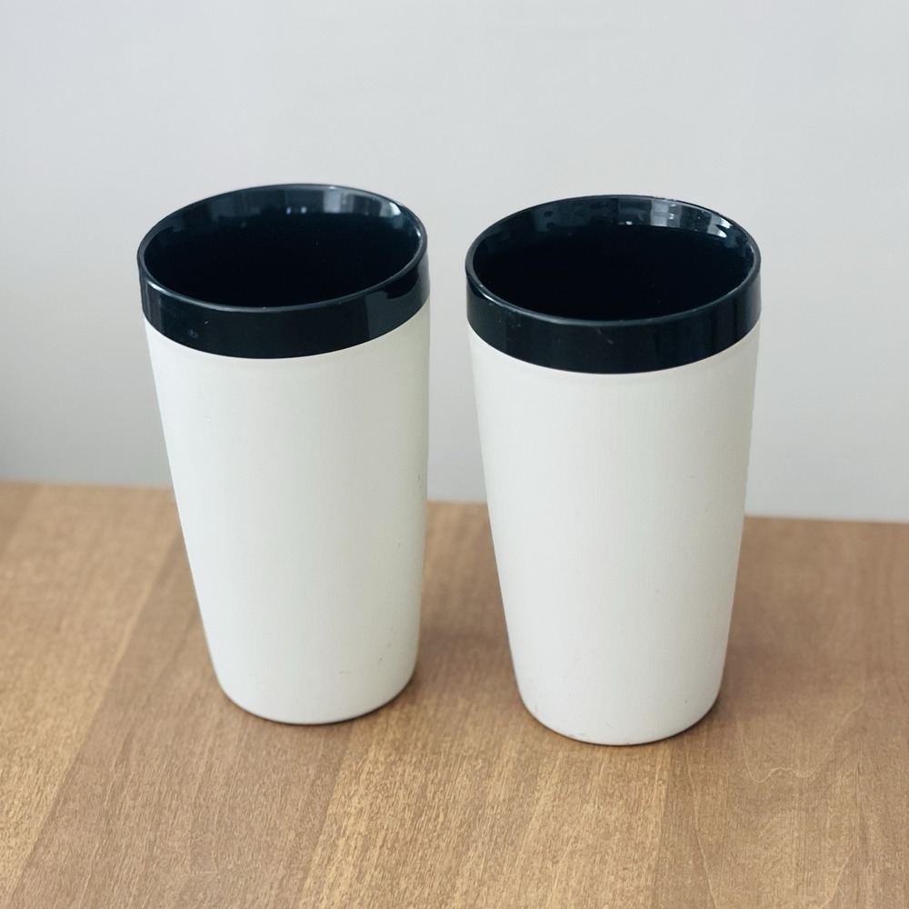 Vintage MCM Therm Ware Daisy Cups Tumbler David Douglas‎ Retro Mod 60s Glamping - Picture 3 of 8